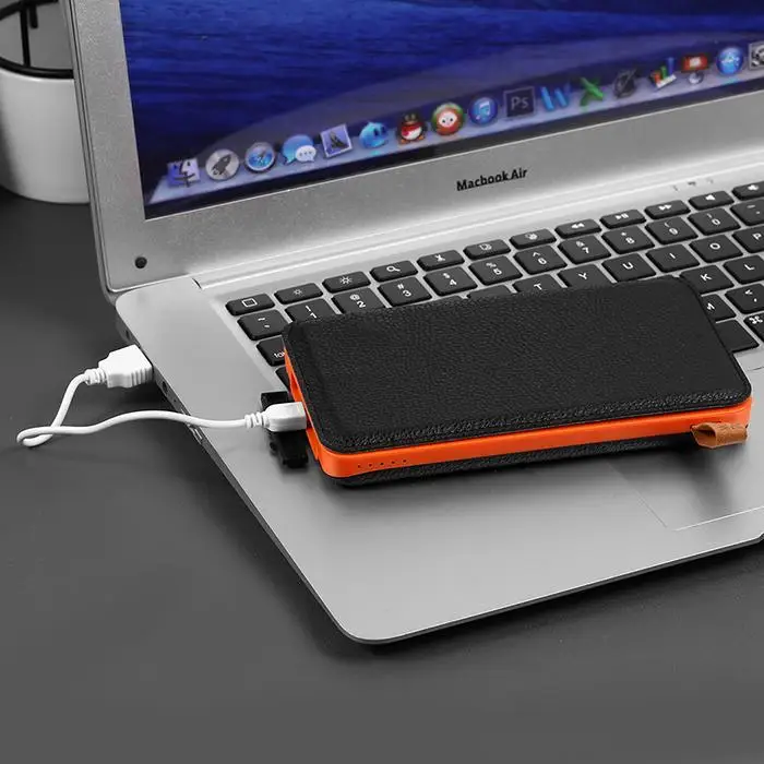 Портативное зарядное устройство на солнечной энергии с двойным USB внешним