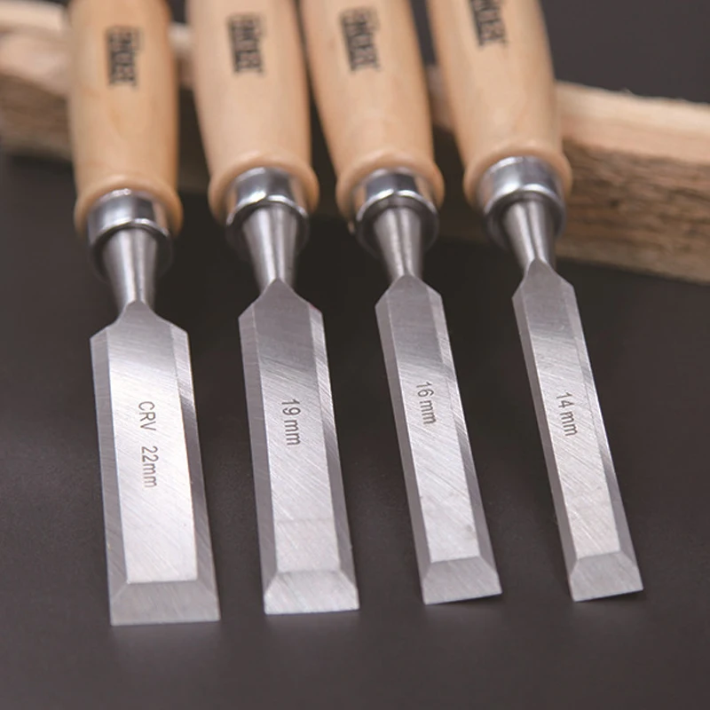 1 шт. резное долото столярные инструменты твердая деревянная ручка плоское долото для дерева профессиональный нож для резьбы по дереву ручные инструменты