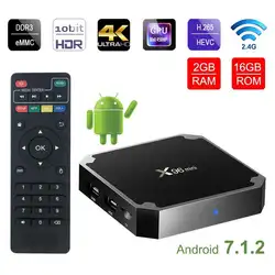 2018 android 7,1 ТВ коробка X96 мини WiFi 2 ГБ 16 ГБ Amlogic 8 ГБ S905W ТВ коробка Четырехъядерный WiFi медиаплеер X96mini smart Set-top tv box