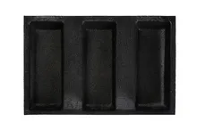 6.7 pulgadas 3 Para Hornear Pan Pan Rollo Sub Flexipan de Silicona Ventilada Silform Sub Sandwich Forma Baguette Bandeja de Pan Francés