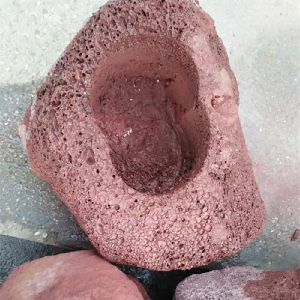 Каменный горшок аквариум ящик для рептилий вулканических рок абсорбирующие воды трава цветок гидропоники офис бонсай для домашнего декора отрегулировать pH минералов