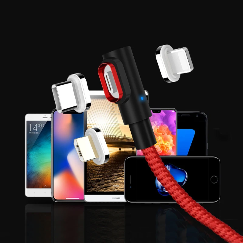 

Magnetic Micro USB Cable For iPhone Samsung Type-c Charging Charge Magnet Charger Adapter USB Type C Mobile Phone Cables Xiaomi