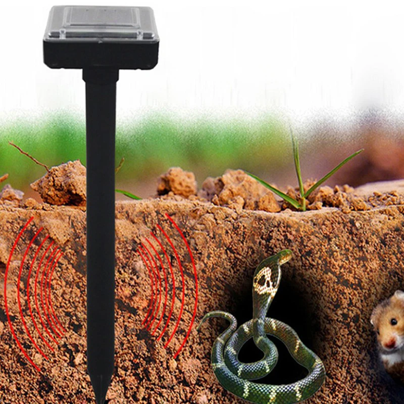 

Mole Repellent Solar Power Ultrasonic Gopher Mole Snake Bird Mosquito Mouse Pest Ultrasonic Repeller Control Garden Yard