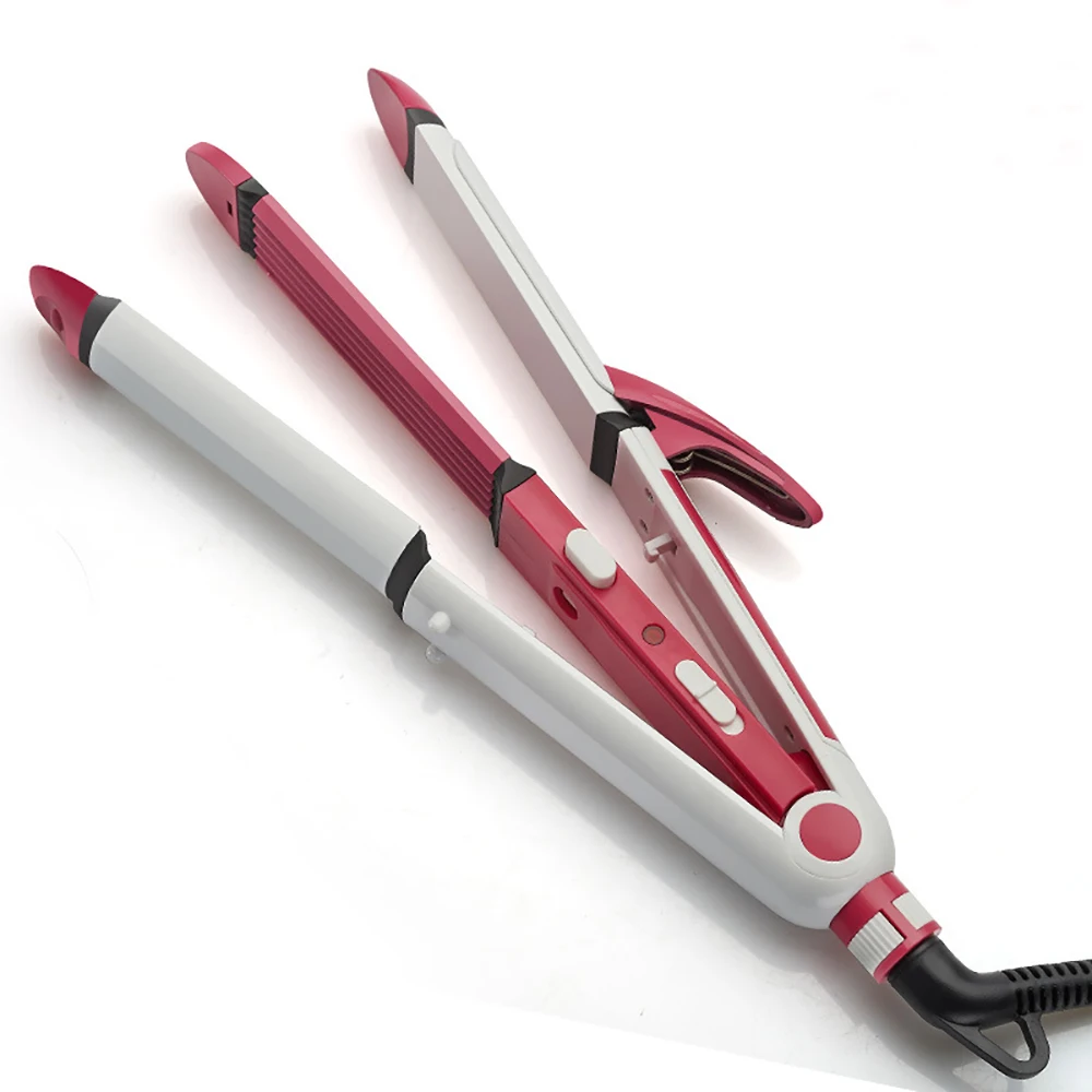 mini 3 in1 Ceramic Hair Straightening Irons Electric Hair Curler