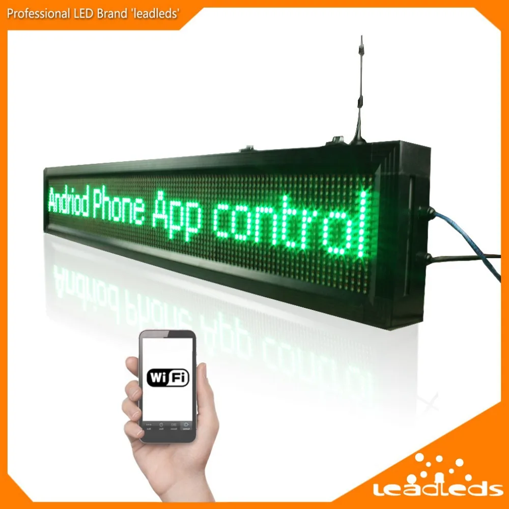 40inch Outdoor P10 Wifi Remote Control Led Sign Scrolling Advertising Message Display Board For Business And Store In LED Displays From Electronic 40inch Outdoor P10 Wifi Remote Control Led Sign Scrolling Advertising Message Display Board For Business And Store In LED Displays From Electronic