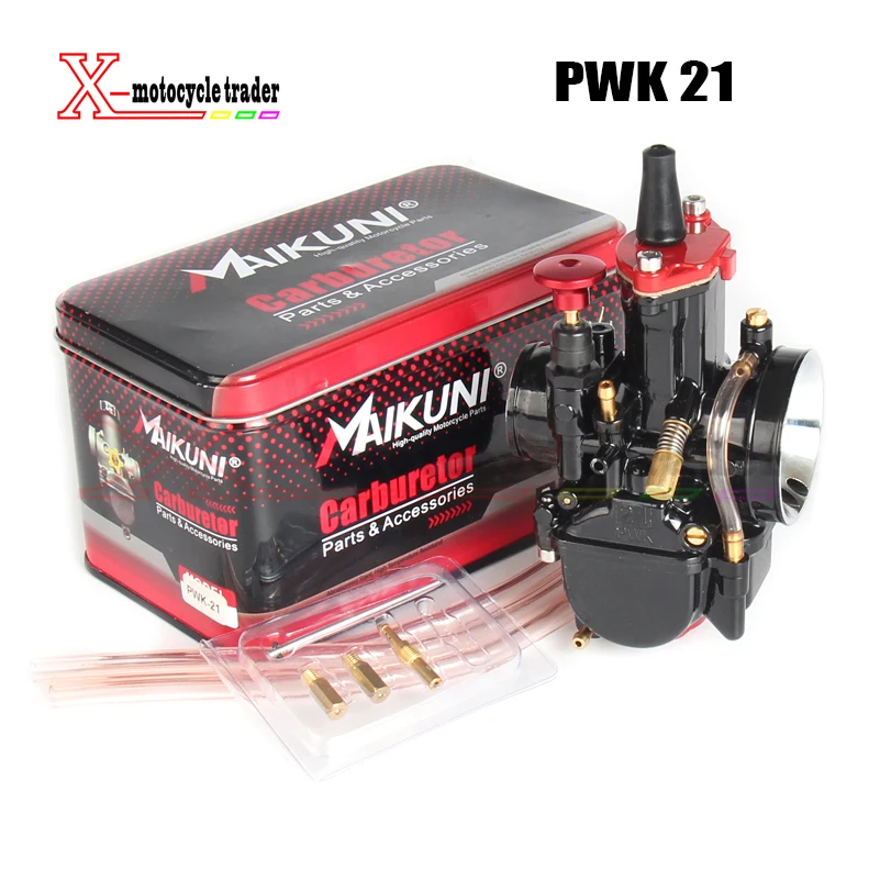 

PWK Carbureor 21 24 26 28 30 32 34mm Universal Black Mikuni Maikuni PWK Carburetor Parts Scooters With Power Jet Motorcycle ATV