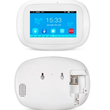 KERUI 4,3 дюймов TFT цветной экран Беспроводная охранная сигнализация wifi+ GSM сигнализация PIR датчик движения датчик двери