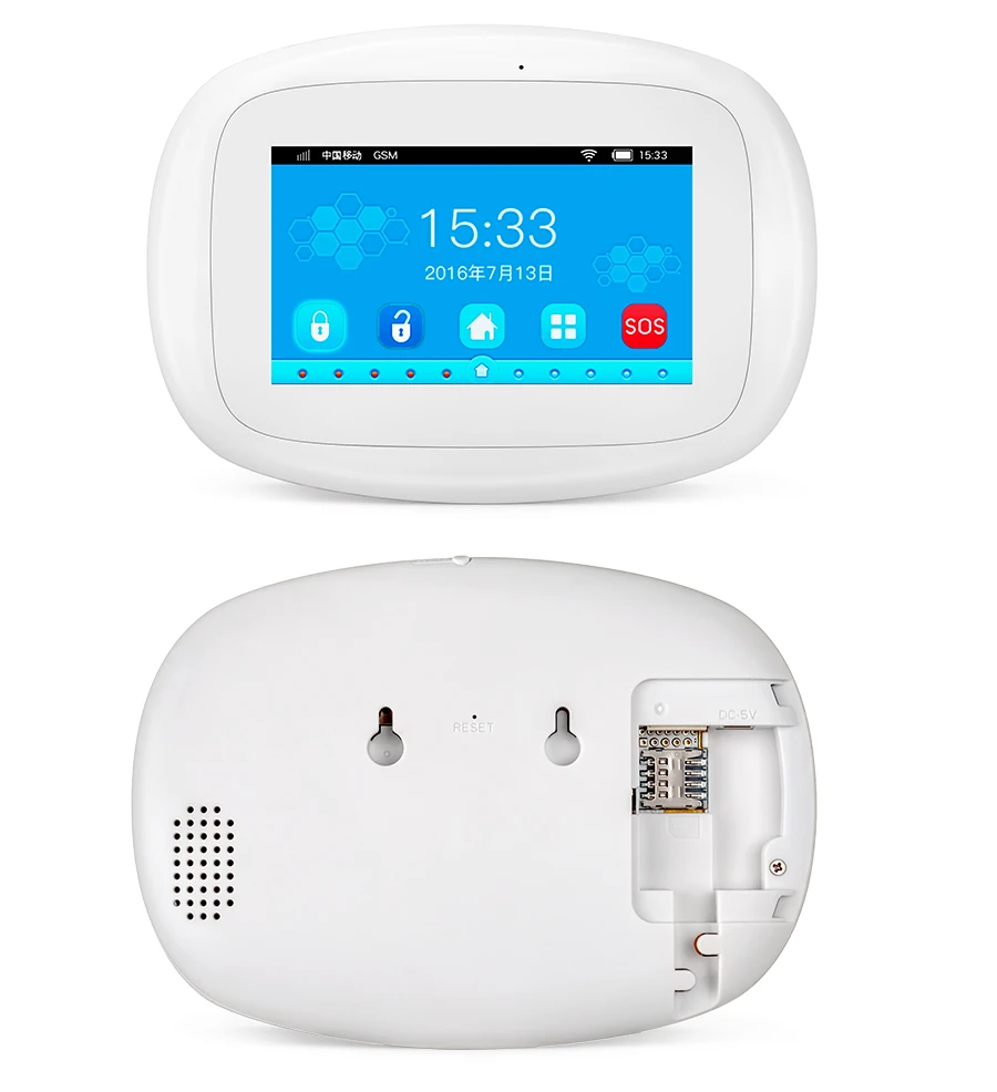 KERUI-sistema de alarma K52 WIFI GSM, pantalla táctil a Color grande de 4,3 pulgadas, aplicación de Control remoto, sistema de alarma de Buglar inalámbrico de seguridad para el hogar - Imagen 2