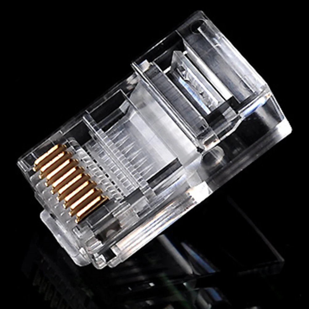 

Hot Sale ! 25 pcs/bag High Quality Network Plugs RJ45 RJ-45 CAT5 Modular Plug Network Connector for Cat5 Cat5e Cat6 Cable