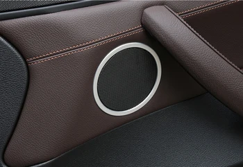 

Quality Chromed ABS Plastic 4PCS Horn Loudspeaker Decoration Cover Trim For BMW X4 2014 15