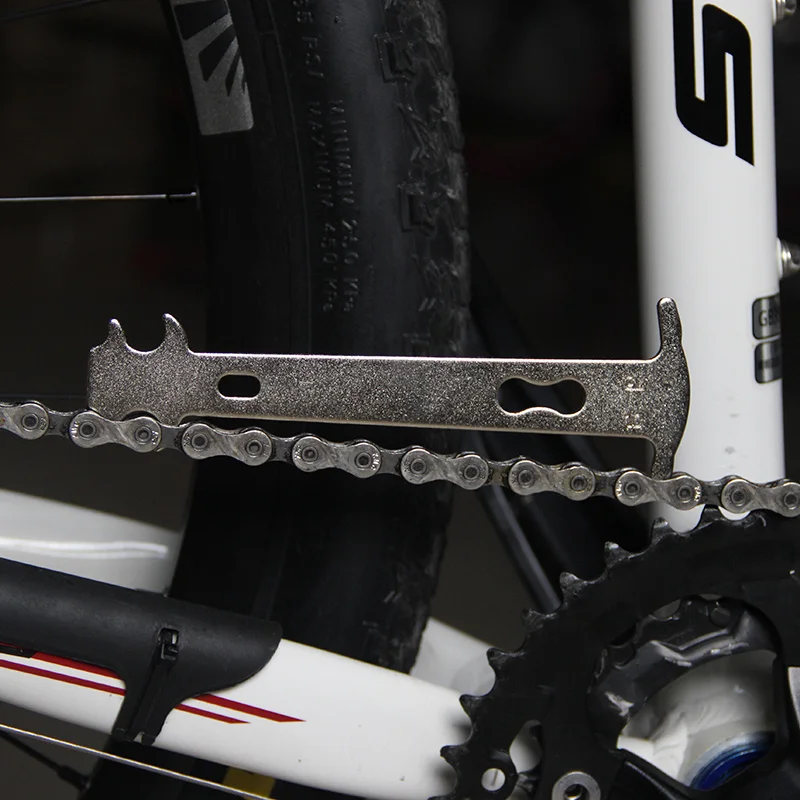 

1pc Bicycle Chains Gauge Mountain Road Bike chain Wear Measurement Ruler Cycling Replacement Indicator Checker Repair Tool
