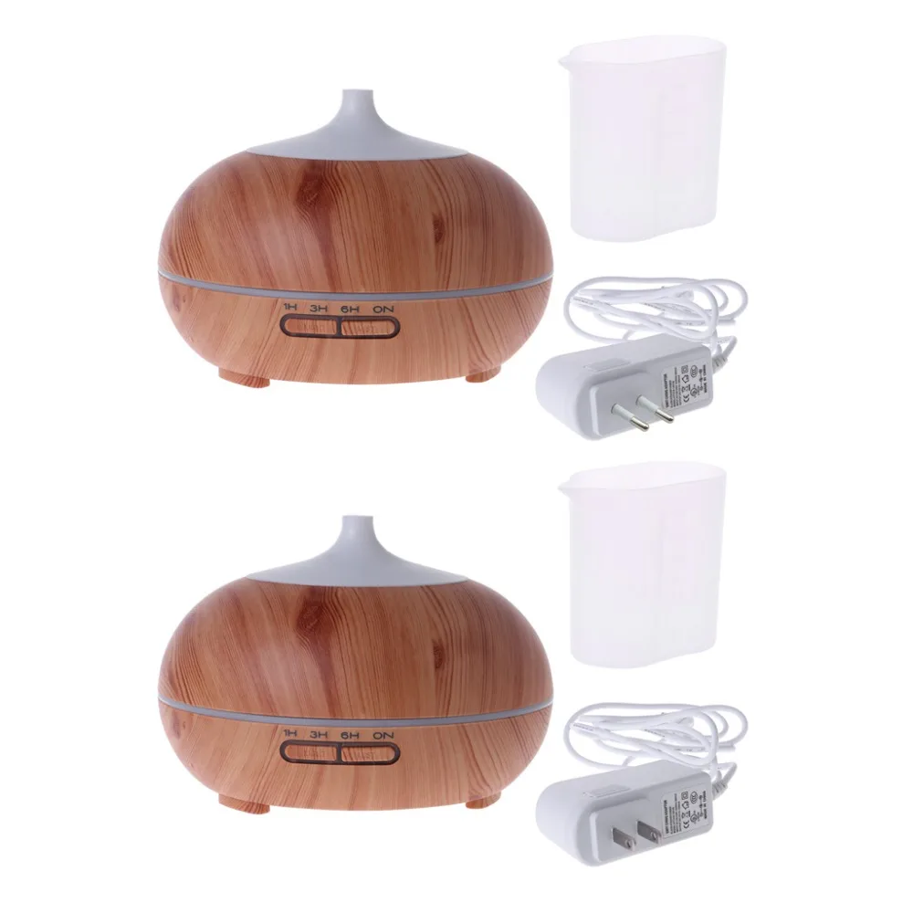 

Wood Grain Aroma Diffuser Fragrant Mist Humidifier Fr Office Bedroom Living Room Drop Ship De3