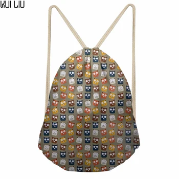 

Customized Express3D Prints Women Bags Small Drawstring Backpack Women Shoes Storage Package Bags Kids Boys String Cinch Bags