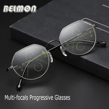 Belmon Мультифокальные Прогрессивные очки для чтения для мужчин и женщин, дальнозоркий диоптрий, мужские женские очки+ 1,0+ 1,5+ 2,0+ 2,5+ 3,0 RS794
