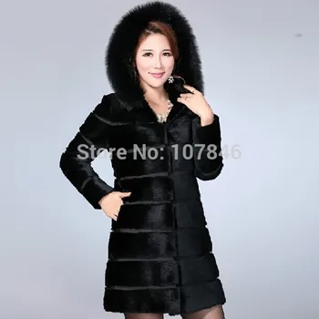 Preise (TopFurMall) Echtes Wholeskin NatĂŒrliche Kaninchen Pelz Mantel Jacke Fuchs Pelz Hoodi Winter Frauen Pelz Oberbekleidung MĂ€ntel Plus GröĂe 4XL VK2000
