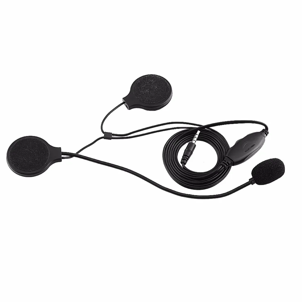 Buy Motorcycle Helmet Headphone Stereo Headset Call Earphone 3.5mm Jack plug