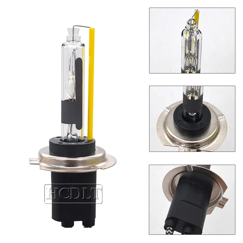 HCDLT 55W 5500K D2H Xenon HID Headlight Kit 12V Car Light Fast Start Ballast 55W Xenon H1 H3 H11 HB3 HB4 9012 H7 HID Bulb Kit (5)