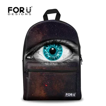 

Vintage Casual Backpack Men Canvas School Bags for Boys 3D Large Eyes Pupil Printing Backpacks Men's Travel Bag Laptop Rucksack