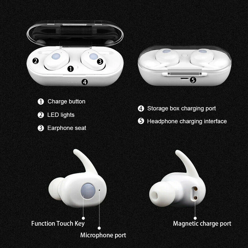 Новые TWS I10 беспроводные наушники Bluetooth наушники сенсорное управление беспроводные наушники гарнитура с зарядной коробкой с микрофоном зарядная коробка