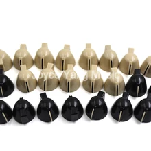 Niko 30 шт. черная/кремовая куриная головка педаль эффектов для электрогитары ручки управления амплитерами гитары