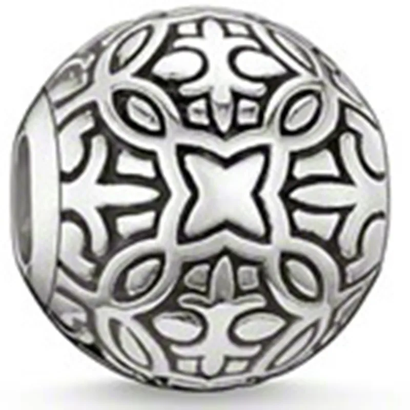

Hot Sale 2015 New Blackened GOA Bead, Trendy Karma Beads 925 Sterling Silver DIY Beads for Bracelet Charm for Women Men Jewelry