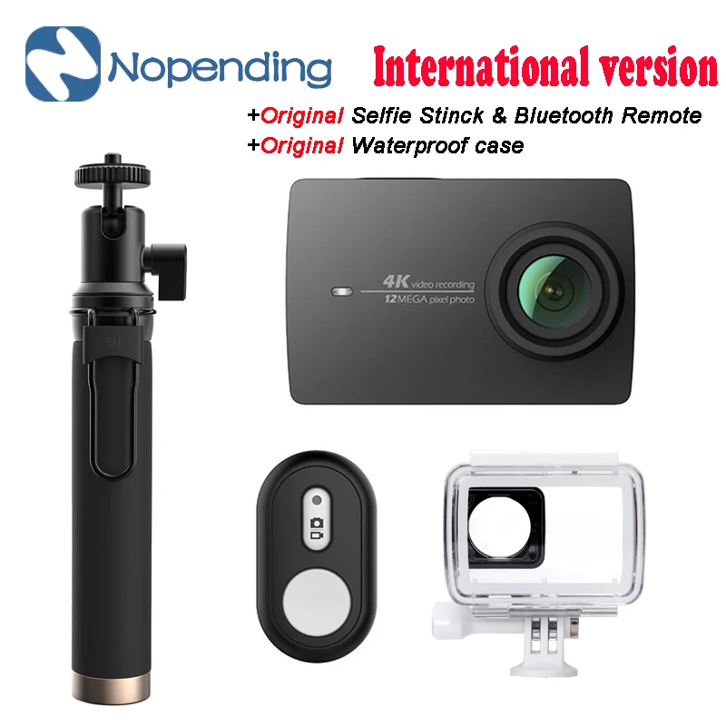  IN STOCK New Arrival Xiaomi Xiaoyi YI 4K Action Sport Camera 2 II 2.19'' Retina Screen Ambarella A9SE75 12MP 155Wide 1400mAh EIS 