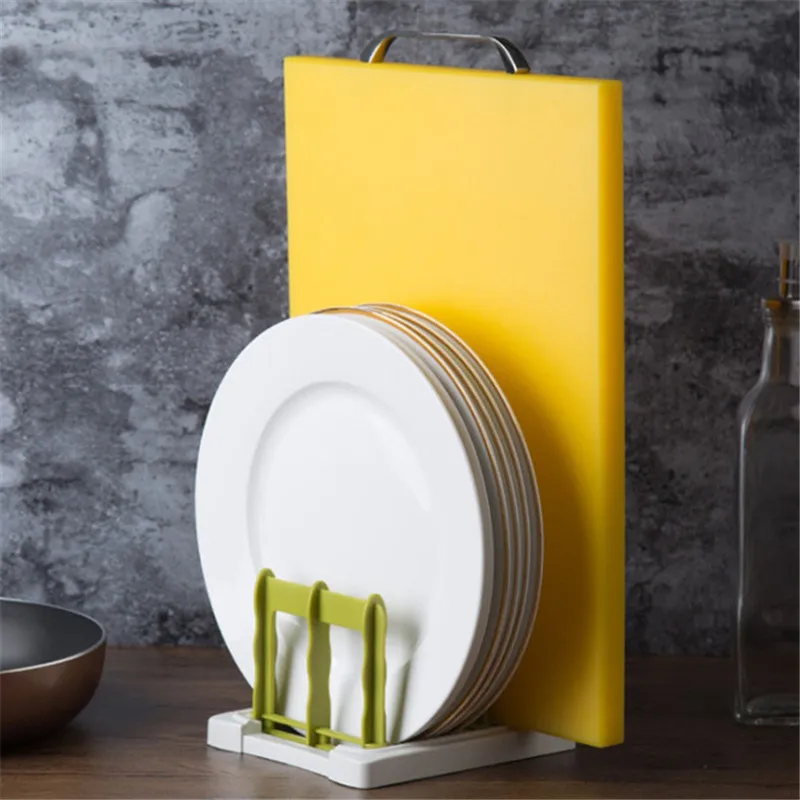 

Multifunctional Kitchen Shelf Plastic Pan Pot Rack Cover Lid Rack Stand Spoon Holder Drain Rack Knife Racks Kitchen Tool 896717