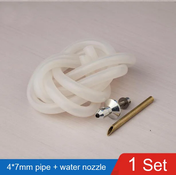 

Free Shipping 1 Set 4*7mm Water Pipe Hose With 18mm Water Inlet Wiper Nozzle Nipple Spare Parts For RC Boat Water Cooling System