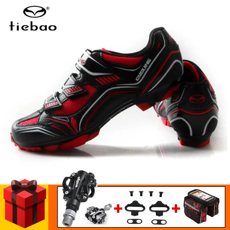 

Tiebao cycling shoes SPD Pedals sapatilha ciclismo mtb mountain bike shoes Sneakers Self-locking MTB breathable men Bicycle Shoe