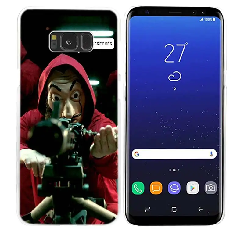 Чехол для телефона tv La Casa de papel для samsung Galaxy M20 M10 S10 S9 S8 Plus S7 S6 Edge Note 8 9 Жесткий Пластиковый Чехол для Note10 5G - Цвет: 08