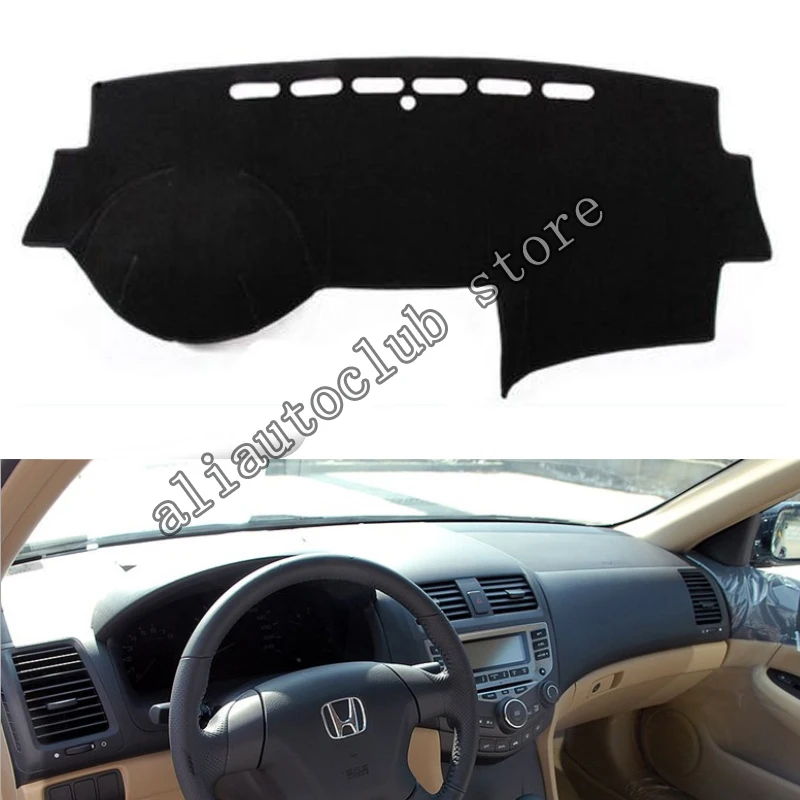 

For Honda accord 2003-2007 Car Styling Covers Dashmat Dash Mat Sun Shade Dashboard Cover Capter 2004 2005 2006 7th generation