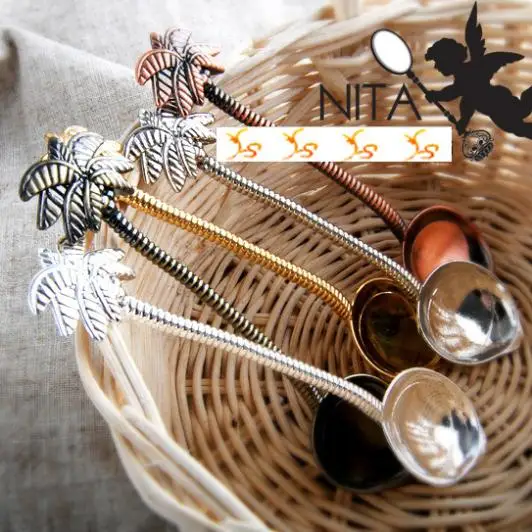Tropical COCO Design MINI Stirring Spoon Classic Zinc Alloy Coffee