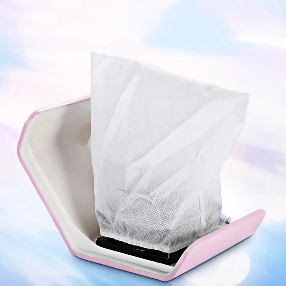 Новинка 10 шт. нетканый легкий пылесборник для ногтей вакуумный порошок пылесос мешок Маникюрный Инструмент салонные инструменты для дизайна ногтей