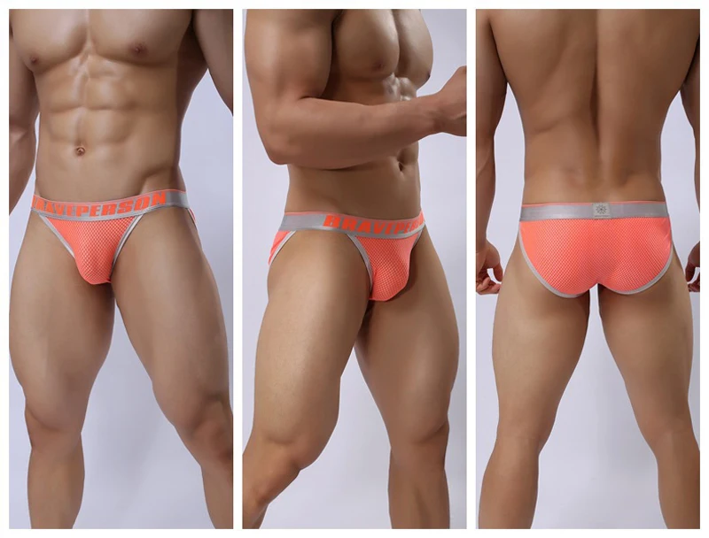 Brave Person Underwear Sexy Men's Briefs Shorts Male Panties Mens Strings Bikini Briefs Tanga Slip Calzoncillos Hombre Slips mens sheer briefs