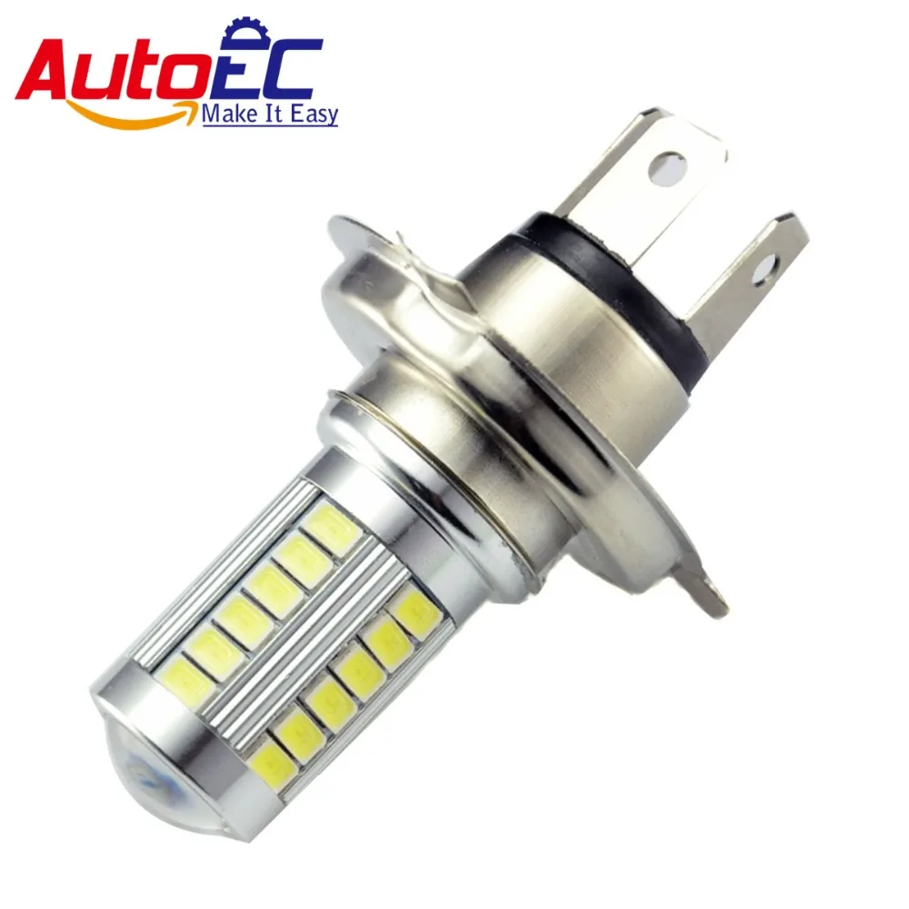 

AutoEC 2pcs H4 5630 SMD 33-LED Super Bright Car Auto Fog light Front Daytime Running Light DC12V #LJ39