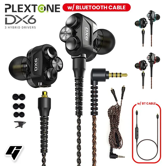 Спортивные Комбинируемые наушники DX6 вкладыши с Bluetooth проводные разъемом типа C и