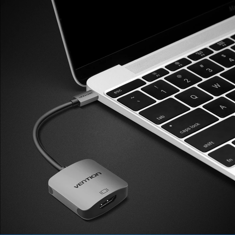 Vention USB C HDMI 4K USB 3,1 type C-HDMI Famale адаптер для MacBook Chromebook Pixel huawei mate 10 usb type-c HDMI адаптер