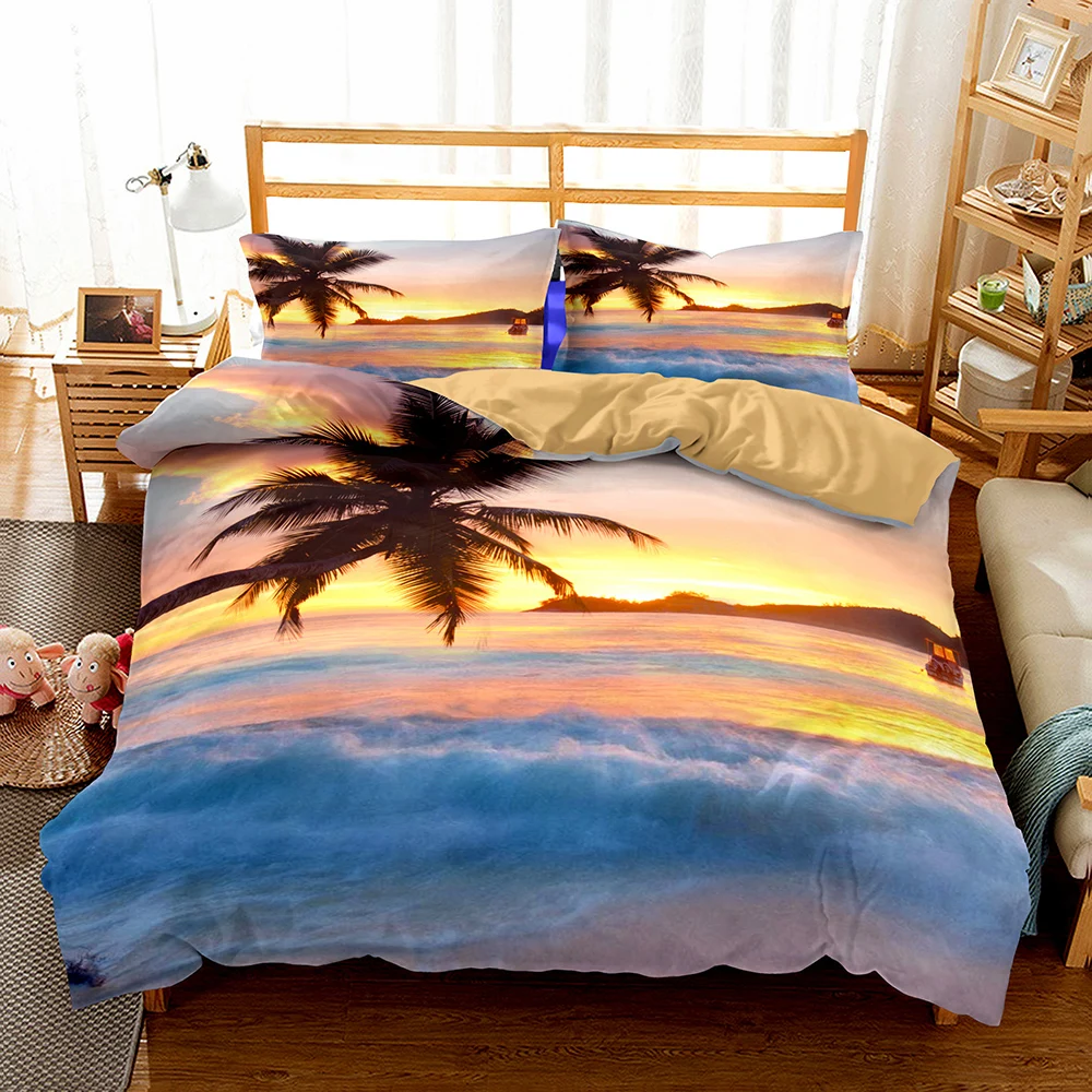 Ocean Duvet Cover Set Twin Full Queen King Duvet Cover Set