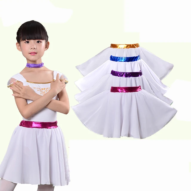 Newest Girls Ballerina Clothes White Ballet Dress For Children Many