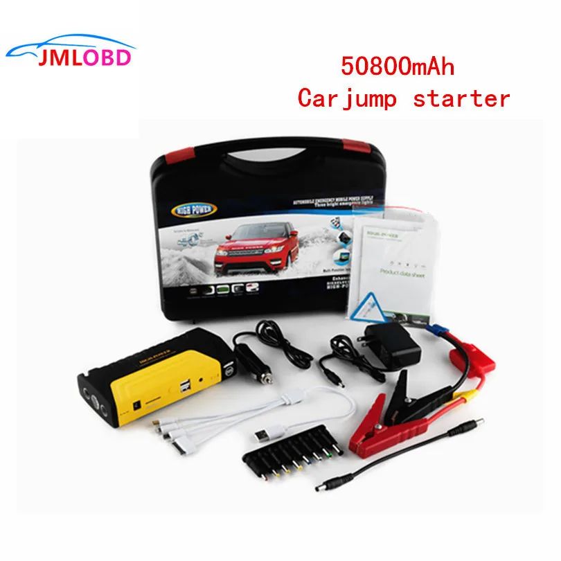  Hot Selling Battery Bank Power Car Jump Starter 50800 Portable Mini Car Starter 12V High Bank Power