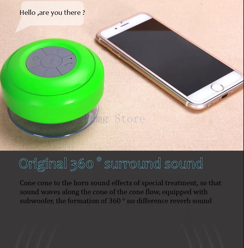 Мини Водонепроницаемый Bluetooth беспроводной динамик портативный сабвуфер душ супер бас беспроводной громкой связи колонки для ванной музыки