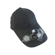 Летний солнечный энергия солнца однотонная бейсболка шляпа с крутым вентилятором для спорта на открытом воздухе велосипед Рыбалка Альпинизм FH99