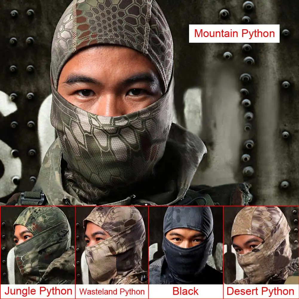 

Outdoor Airsoft Military Hunting War-game Breathing Dustproof Face Mask Tactical Helmet Protection Skiing Hiking Full Face Mask