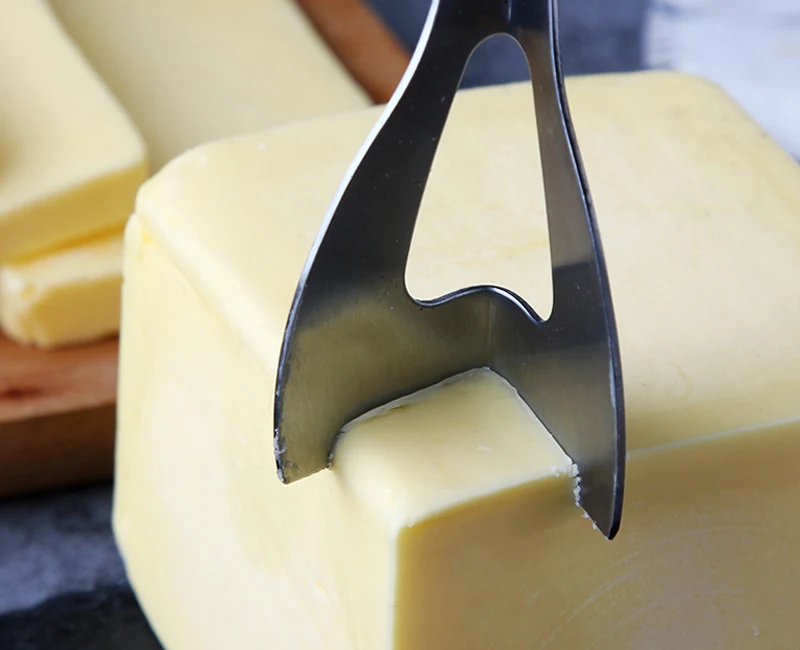 Нож для сыра масло угловой резак из нержавеющей стали сырный резак слайсер скребки Металл масло ножи для шашлыков выпечки инструменты кухня гаджеты