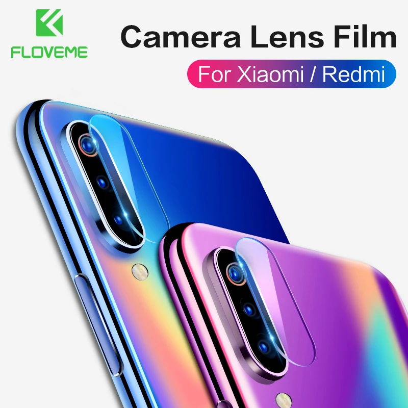 

FLOVEME Cream Tempered Glass For Redmi Note 7 5 Pro Camera Lens Screen Protector Film Protective For Xiaomi Mi 8 9 Se Mi9 Mi8