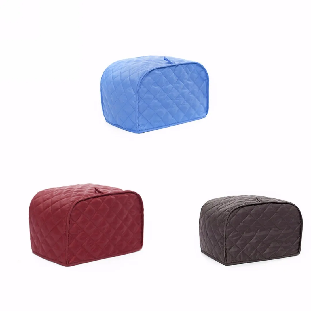 New Big Quilted Home Kitchen Dining Countertop Appliance 4 Slice Toaster Dust Cover