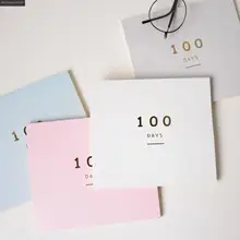 Планировщик, 50 листов, 100 дней, дневник, планировщик, еженедельник, ежемесячный блокнот, органайзер, школьные принадлежности, школьные принадлежности