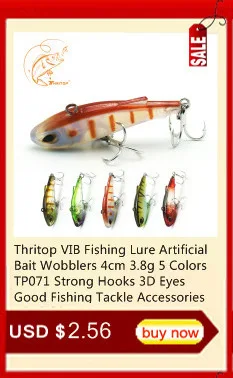 Thritop 1 шт. 70 мм 18 г новая жесткая приманка для рыбалки рыболовные снасти дрожащий крючок рыболовный инструмент искусственная VIB оседающая на дно приманка TP073