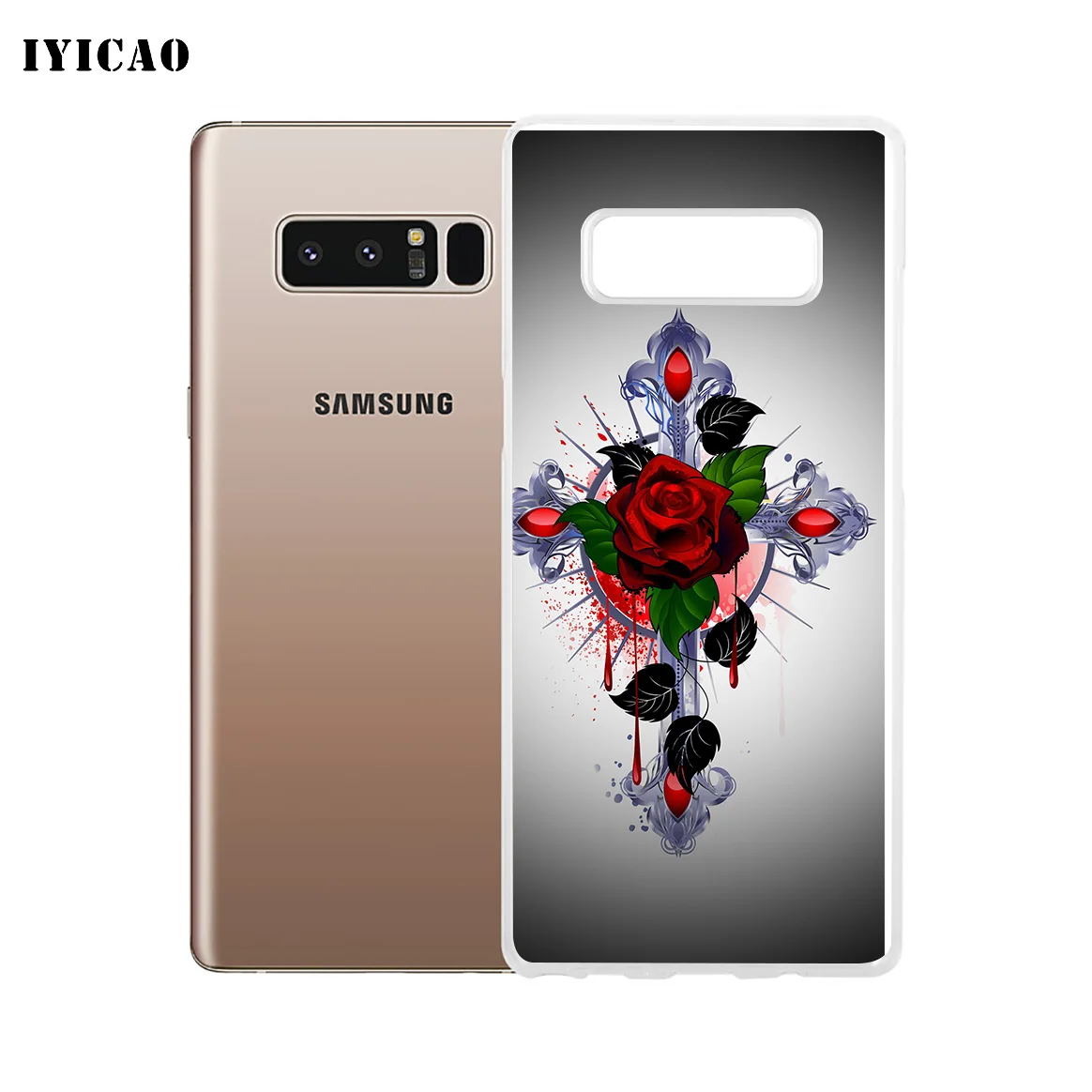 IYICAO Творческий христианский крест Мягкий силиконовый чехол для телефона samsung A5 A6