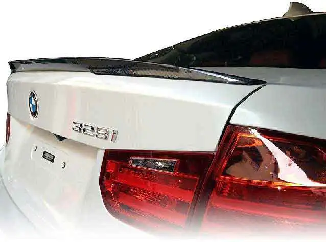 Настоящее углеродное волокно производительность P Стиль задний багажник спойлер Подходит для BMW F30 седан 328i 335i 2012UP B126